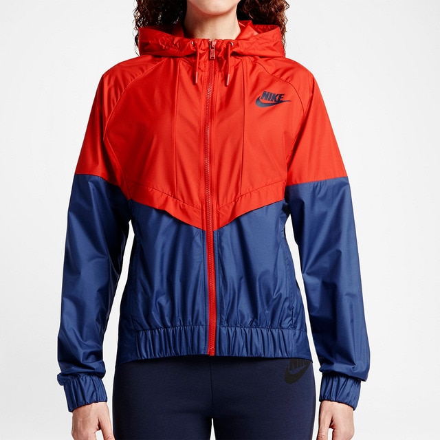 cortavientos nike mujer rojas