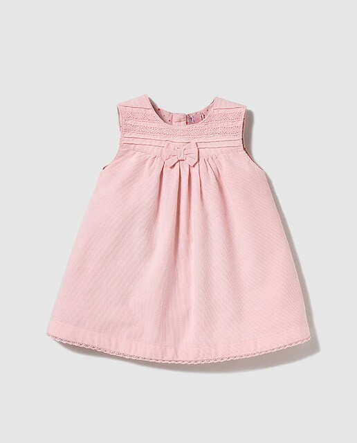 baby pink pinafore dress