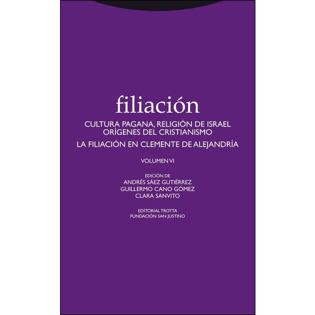 Filiación vi: Cultura pagana, religión de israel, orígenes del cristianismo.pdf