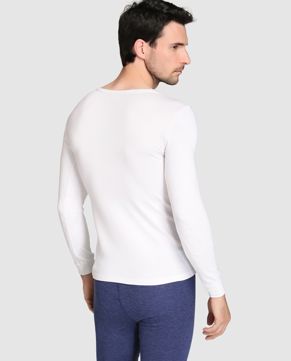 Camisola interior térmica Classic Thermolactyl grau 3 Branco-2