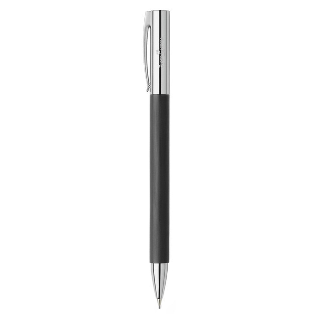 Portaminas Ambition Resina Faber-Castell Negro.