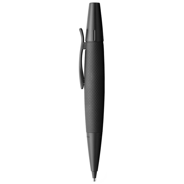 Portaminas Pure Black Faber-Castell Negro.