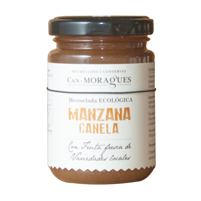 Can Moragues organic apple jam with cinnamon
