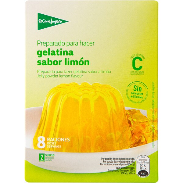 Comprar preparado para hacer gelatina sabor limón con vitamina C 8