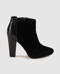 bottines bi matière femme