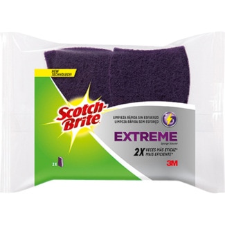 Scotch-Brite Esfregão Fibra com Esponja embalagem 2 unidades