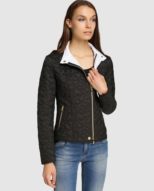 armani jeans quilted jacket