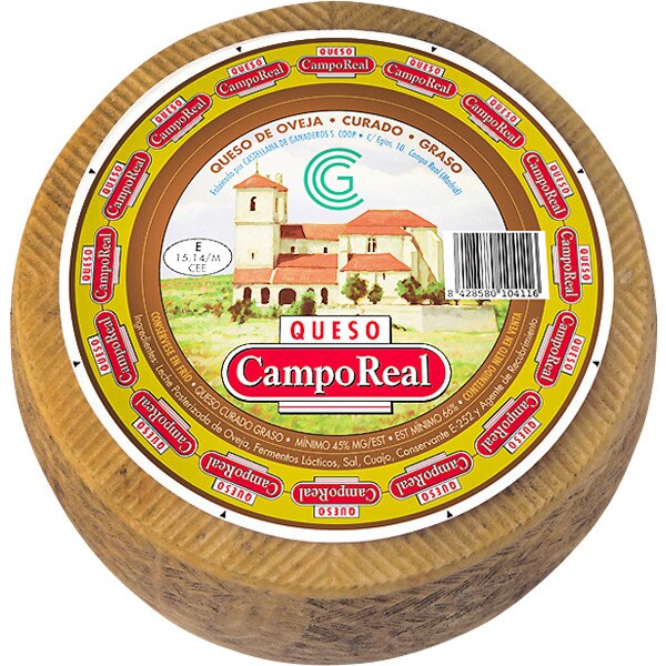 queso viejo de oveja peso aproximado pieza 3 kg · CAMPO