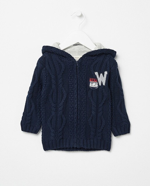 Sfera baby boys' blue hooded cardigan · Sfera · Fashion · El Sfera baby boys' blue hooded cardigan · Sfera · Fashion · El