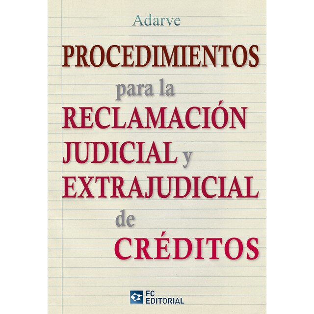 Procedimientos para la reclamacion judicial y ext.pdf