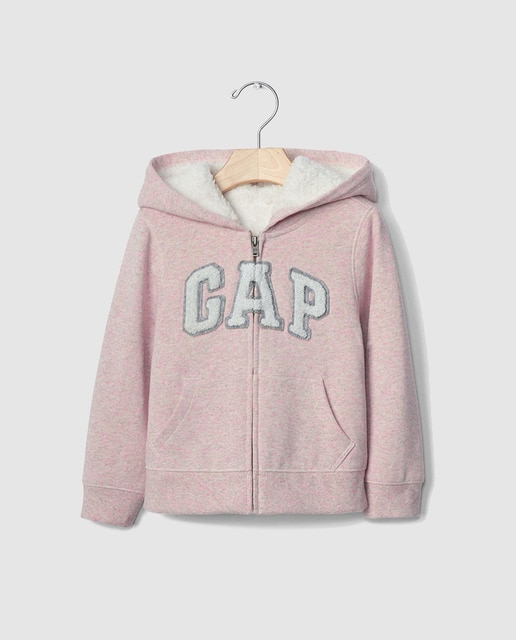 Sudadera de niña Gap en rosa con cremallera · GAP · Moda · El Corte Inglés