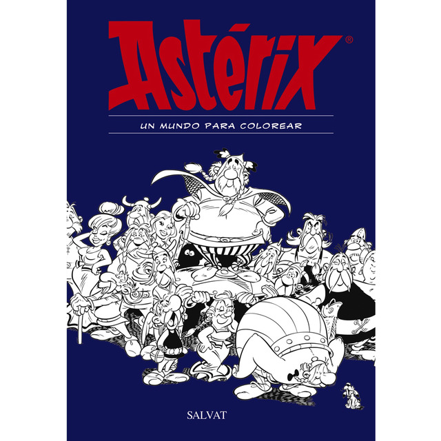 Astérix. Un mundo para colorear (Tapa blanda con solapas)