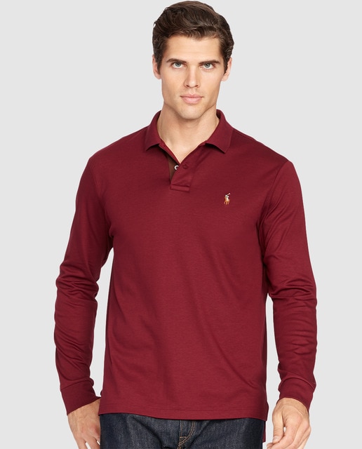 maroon ralph lauren shirt