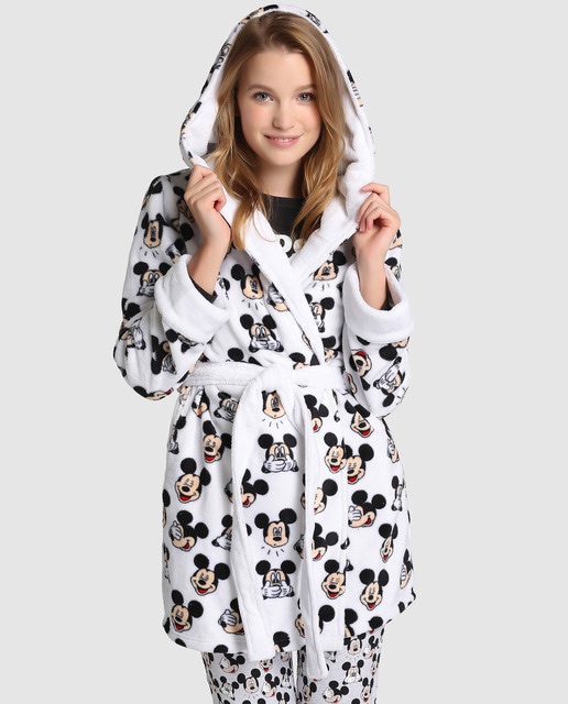 mickey mouse dressing gown womens