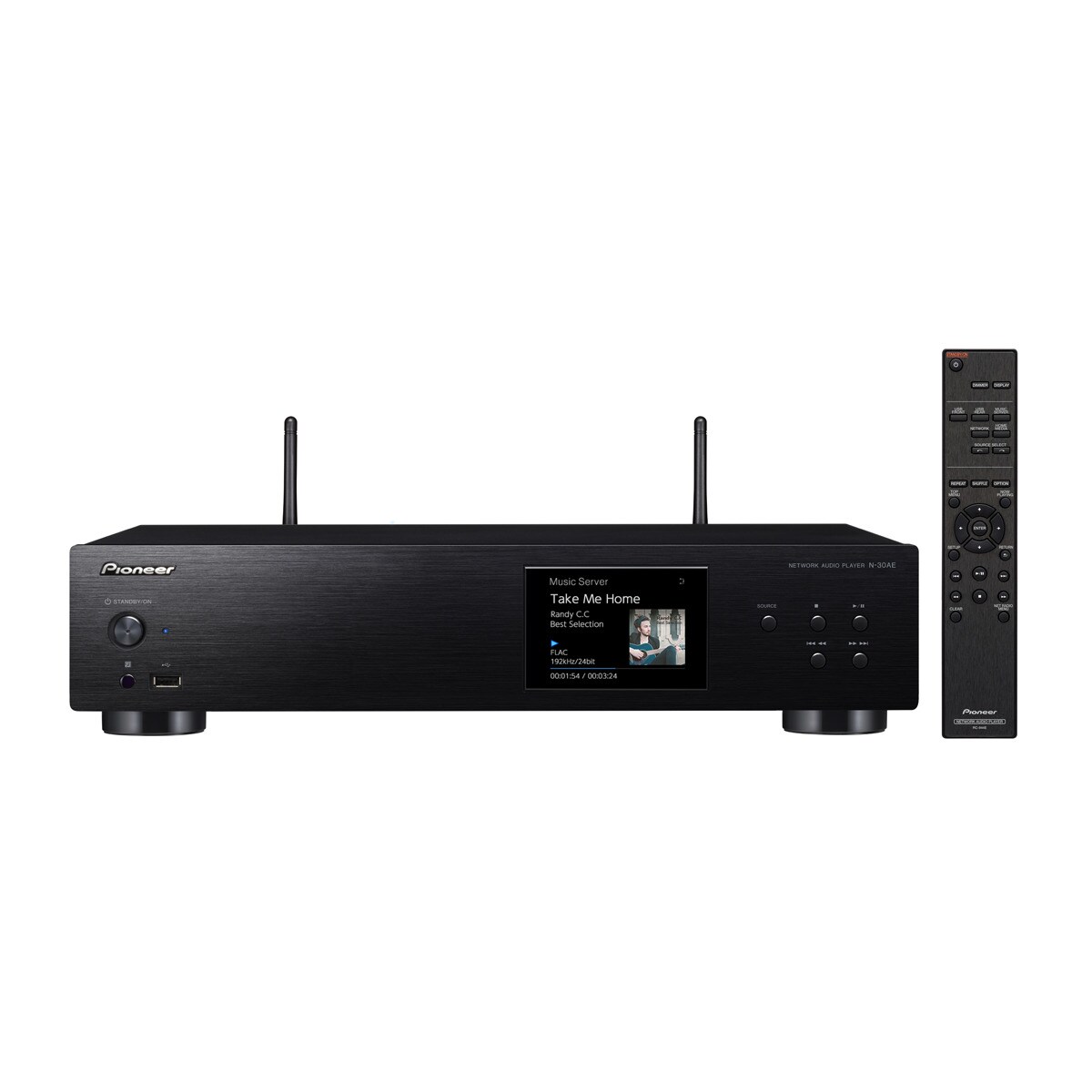 Reproductor de audio en red Pioneer N-30AE-B Wi-Fi con AirPlay y Radio por Internet