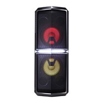 Color negro Bluetooth, radio FM y USB grabador Altavoz inal/ámbrico Hi-Fi LG FH6