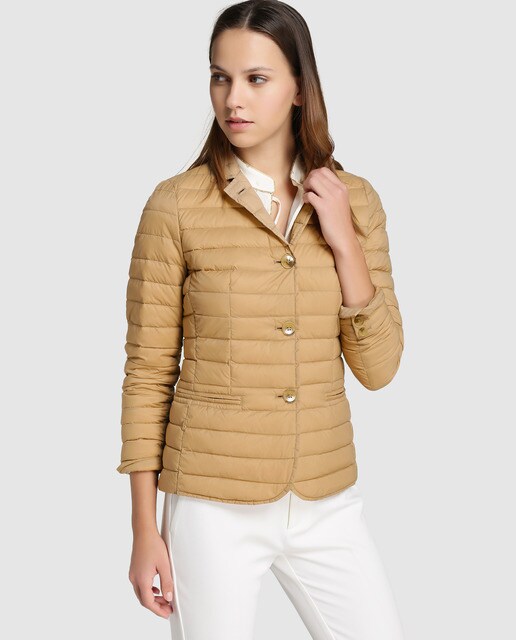 doudoune femme couleur camel