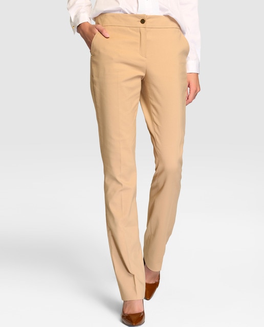 camel skinny trousers