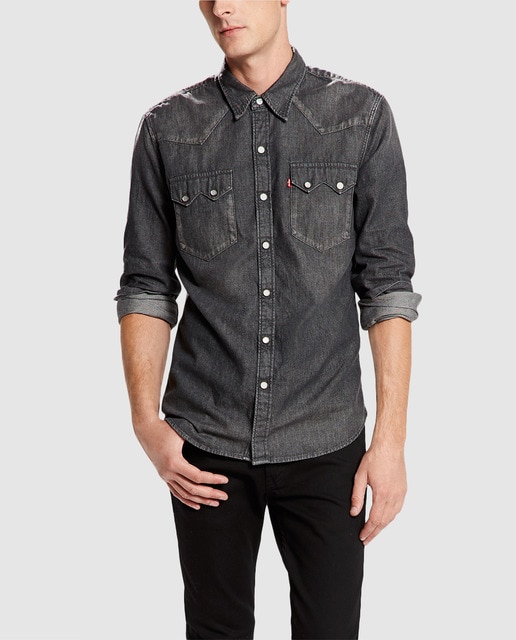 camisa de jean hombre levis