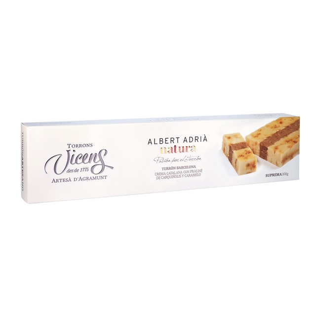 Turrón Barcelona Albert Adrià Natura Torrons Vicens