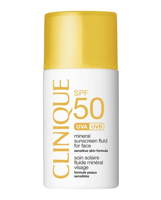 Protector Solar Rostro Mineral Fluido SPF 50 Clinique