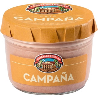 CASA TARRADELLAS paté de hígado de cerdo de campaña frasco 125 g