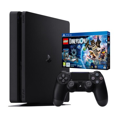Consola PS4 Slim (Chasis D) de 1 TB + Lego Dimensions Starter Pack Consola PS4 Slim (Chasis D) de 1 TB + Lego Dimensions Starter Pack