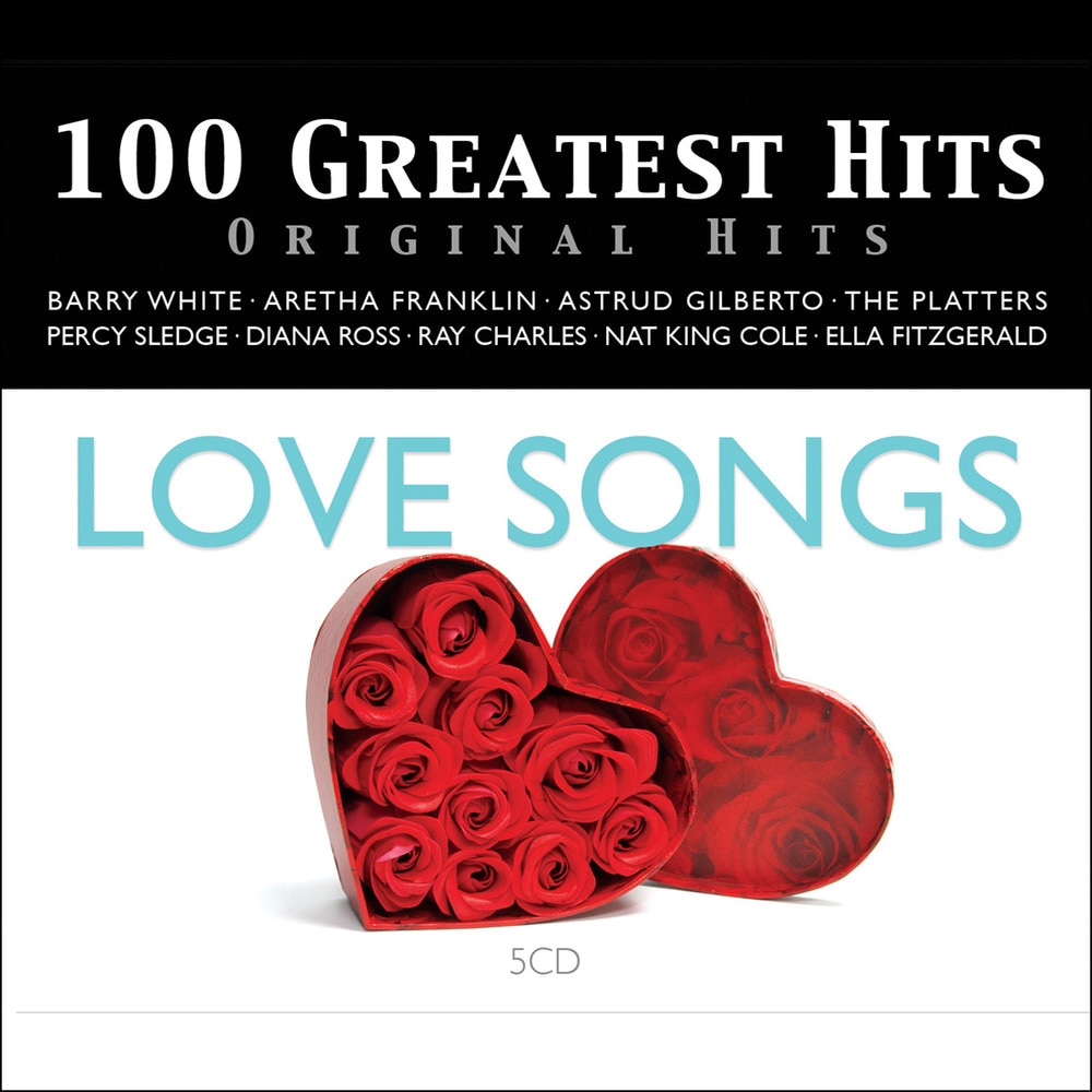 100 Greatets hits love songs (5 CD)