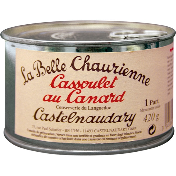 cassoulet de pato plato preparado con alubias lata 420 g