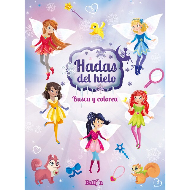 Hadas del hielo - busca y colorea (Tapa blanda)