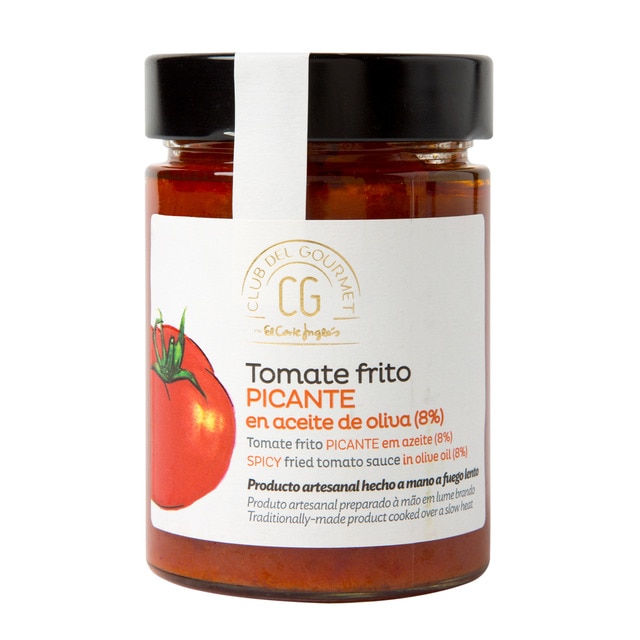 Tomate frito picante con aceite de oliva sin gluten Club del Gourmet