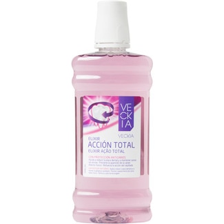 VECKIA elixir acción total con protección anticaries frasco 500 ml