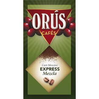 ORUS café molido mezcla express paquete 250 g