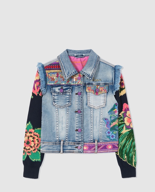 desigual denim jacket sale