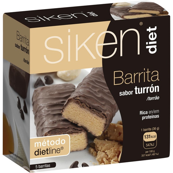 Método Dietline Riegel mit Turrón Box 5 Einheiten
