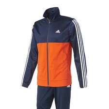 chandal adidas azul y naranja