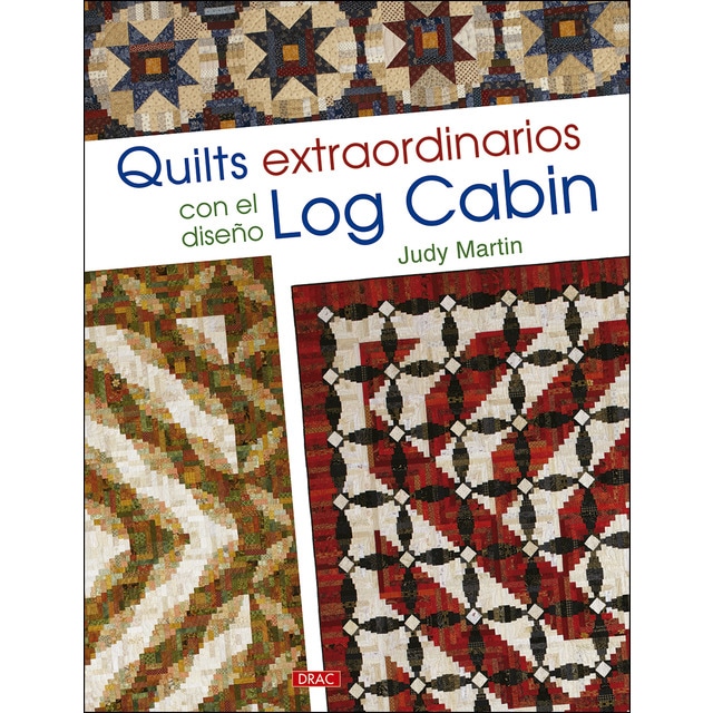Quilts extraordinarios con el diseño log cabin