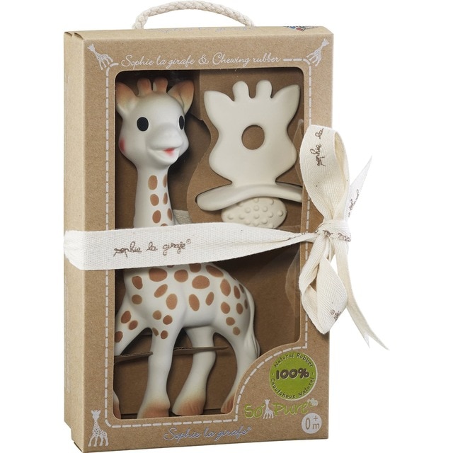 Pack de Regalo Mordedor + Chupete Sophie La Girafe 100% beige