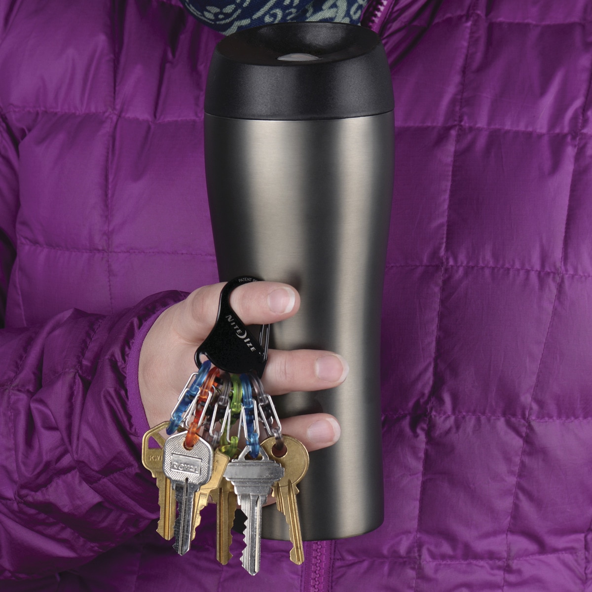 Keyrack Porta-chaves 6 Mosquetões Nite Ize 4