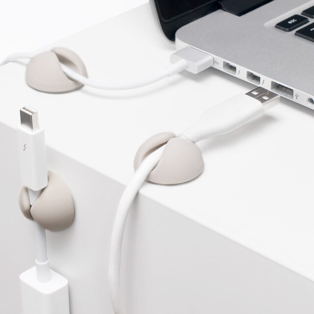 BlueLounge - Recogecables Cable Drop Blanco