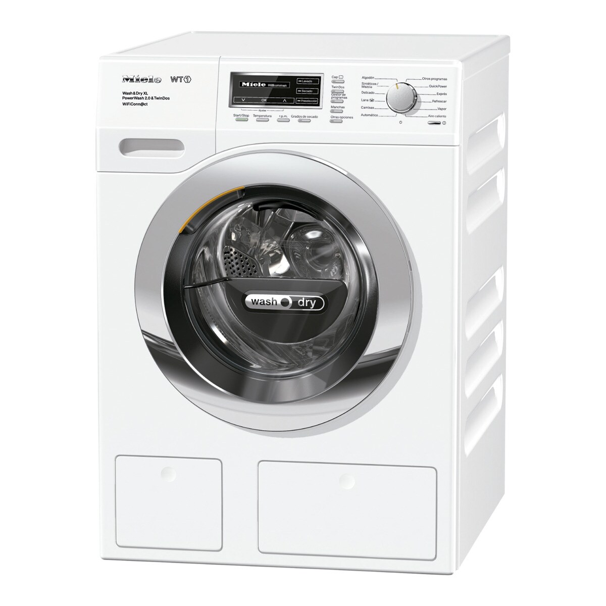 Lavadora secadora Miele WTZH 730 WPMP W de 8 Kg y 1.600 rpm