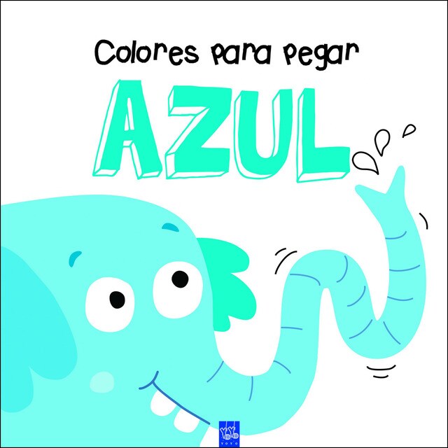 Colores para pegar. Azul