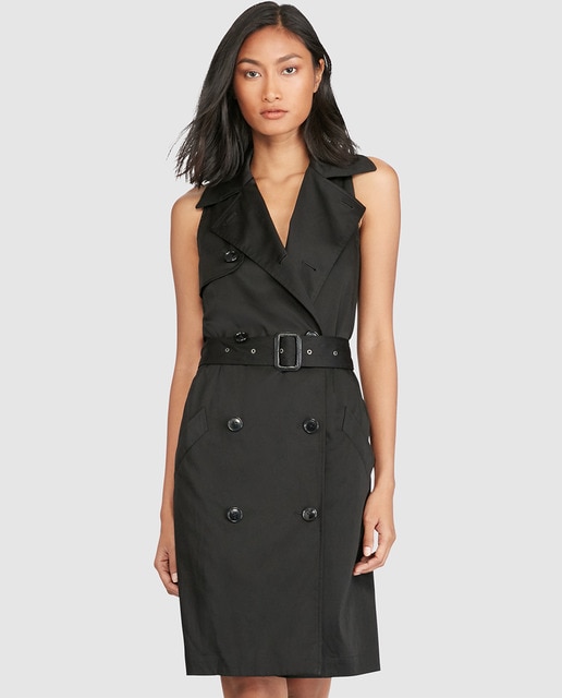 ralph lauren black shirt dress