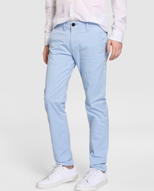 sky blue chino pants