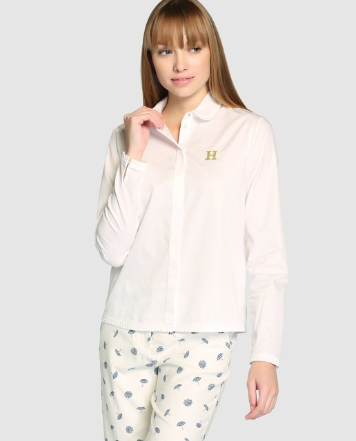 tommy hilfiger white blouse