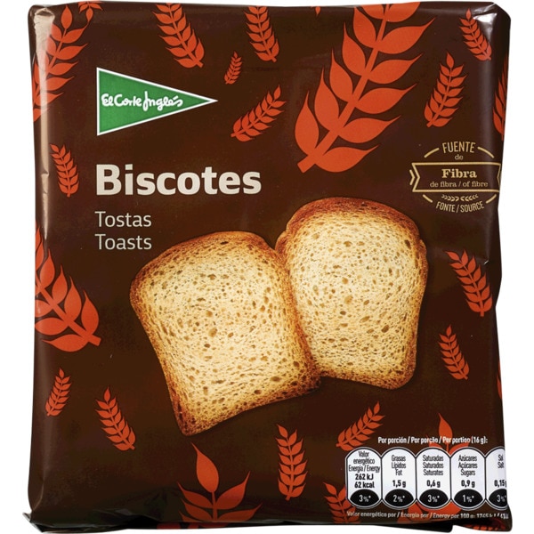 Tostas de Trigo embalagem 225 g