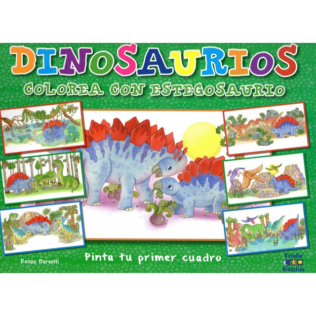 Colorea con estegosaurio.pdf