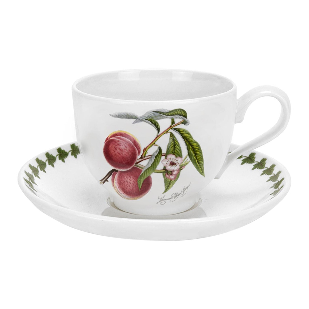 Portmeirion - Taza De Té Con Plato Pomona Melocotón Multicolor En Oferta Portmeirion - Taza De Té Con Plato Pomona Melocotón Portmeirion.