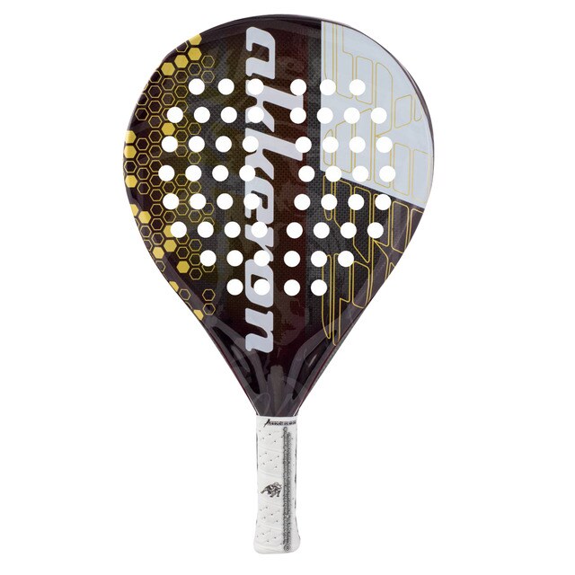 Pala De Pádel Akkeron Helios A25 - 100% Carbono, Forma Lágrima, Goma Power Blast, 350-370g