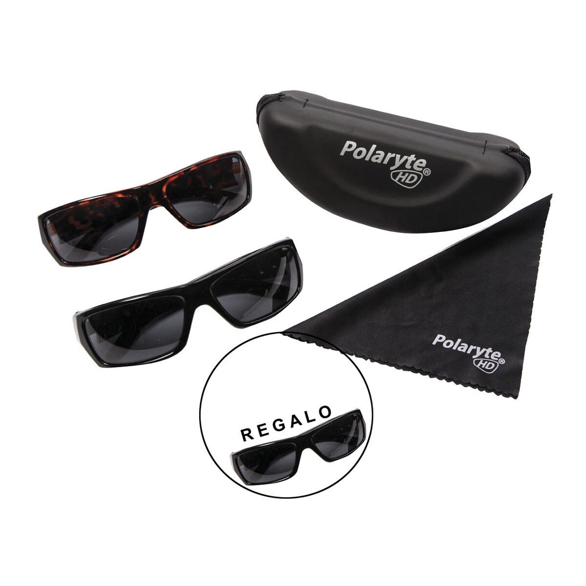 Polaryte Lunettes de soleil : lunettes + + Cadeau : Lunettes de soleil